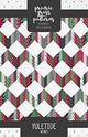 Yuletide Quilt Pattern by April Rosenthal for Prairie Grass Patterns Finished Size 69" x 91"