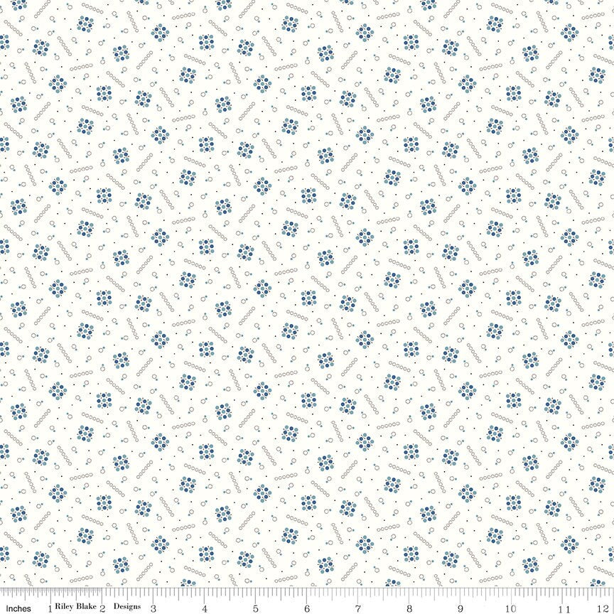 Prairie Creek Denim C12318-DENIM By Lori Holt Sold by 1/2 yard increments