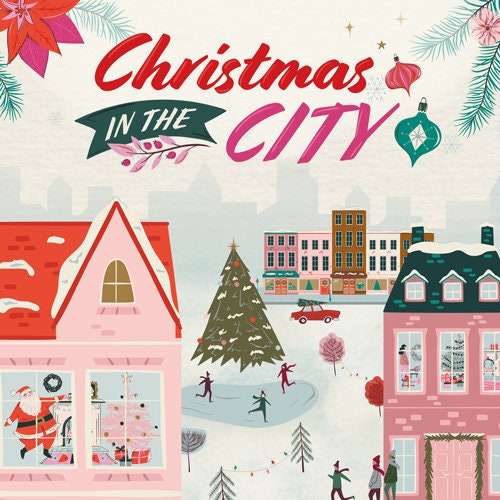 Christmas in the City Half Yard Bundle All 18 half yards -  by Art Gallery Fabrics