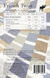 French Twist Quilt pattern AQD 0285 Antler Quilt Design in 3 sizes, paper pattern only