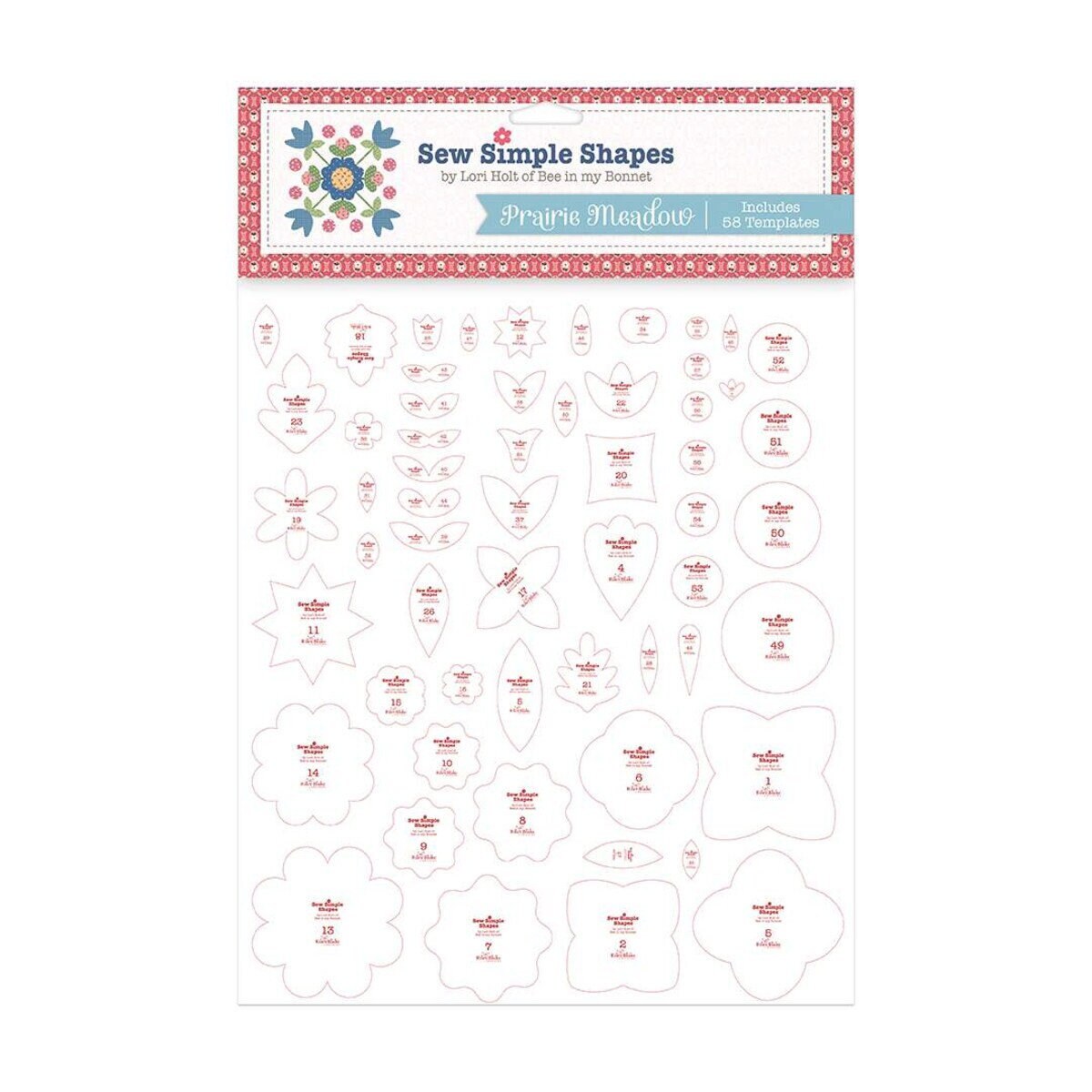 Lori Holt Prairie Meadow Sew Simple Shapes  STT-25504