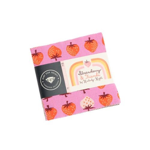 Strawberry Friends Charm Pack 5" RS3038PP by Sarah Watts for Ruby Star Society bin