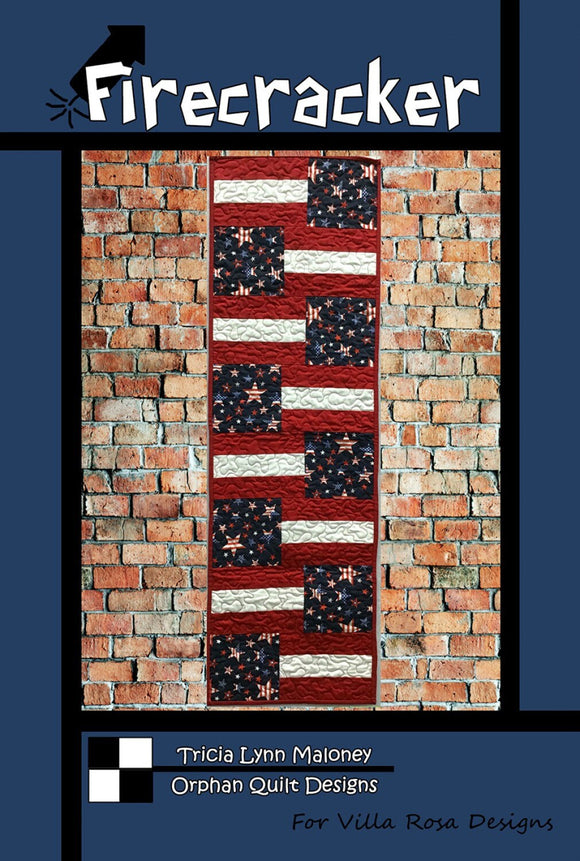 Firecracker pattern by Villa Rosa Designs # VRDOQ063  14 x 48