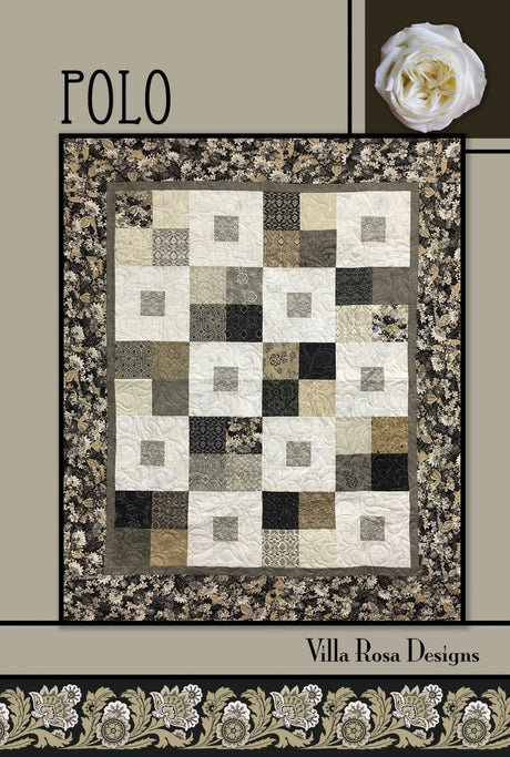 Polo Pattern Card by Villa Rosa Designs finished size 47" x 56" VRDRC122