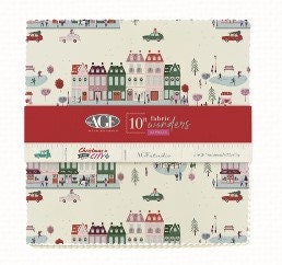 Christmas in the City 42 - 10" squares 10WCHC   by Art Gallery Fabrics Precut squares