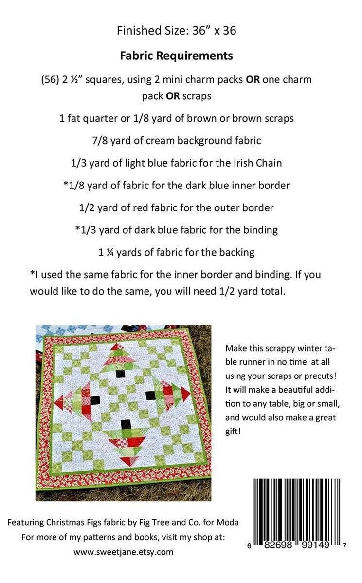 Making Memories SJ097, Paper pattern by Sweet Jane's Quilting and Design