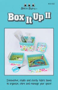 Box it Up 2 Paper pattern only by Stichin' Sisters LLC #103B12