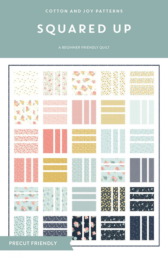 Squared Up Pattern Printed Pattern Only - CJ117  by Fran of Cotton + Joy.