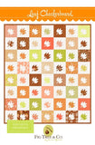Leaf Checkerboard Quilt pattern Paper only by Fig Tree & Co.  FTQ1854