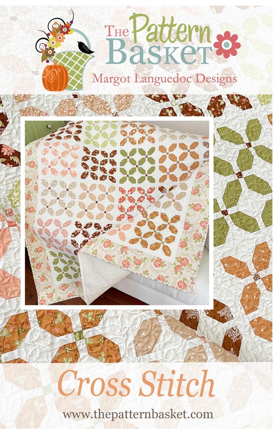 Cross Stitch By Margot Languedoc Designs  Paper Pattern ONLY 63" x 73 1/2" 29150PP