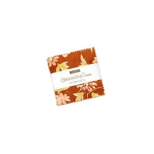 Cinnamon Cream Mini Charm Pack 2.5" Squares  20450MC by Fig Tree Quilts for Moda Fabrics Bin