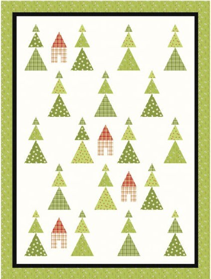 Among the Pines Quilt Pattern - Printed Pattern Only # PM728  From Pieces From My Heart By Gervais, Sandy
