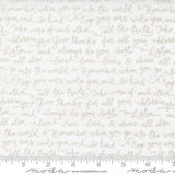 Country Rose Farmhouse Script in Cloud 5172-11 by Lella Boutique for Moda  Fabrics