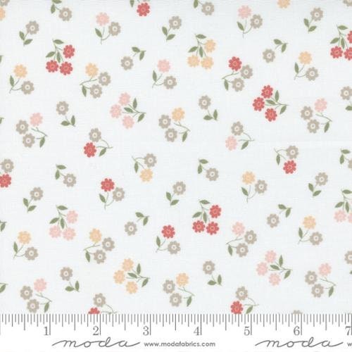 Country Rose Farmhouse Dainty Floral in Cloud 5173-11 by Lella Boutique for Moda  Fabrics