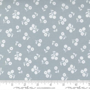Country Rose Farmhouse Dainty Floral in Smokey Blue 5173-15 by Lella Boutique for Moda  Fabrics