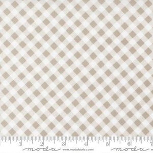 Country Rose Gingham in Taupe 5174-16 by Lella Boutique for Moda  Fabrics