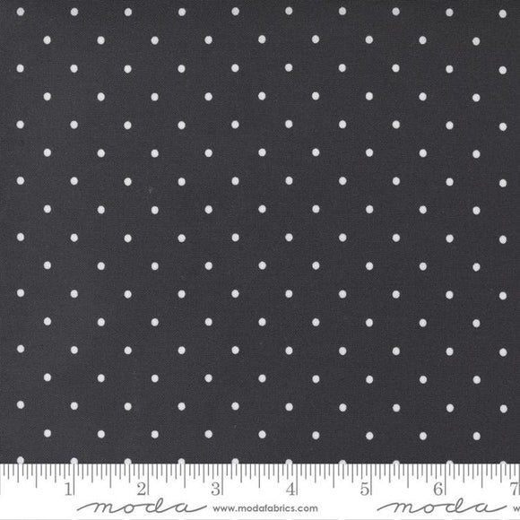 Country Rose Magic Dot in Charcoal 5175-17 by Lella Boutique for Moda  Fabrics