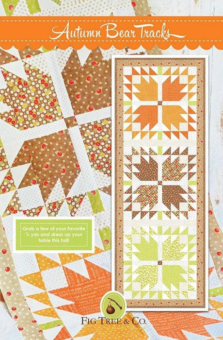 Autumn Bear Tracks FT 1876 Fig Tree Quilts #1 Pattern  FTQ1876