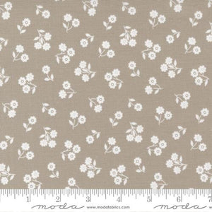 Country Rose Farmhouse Dainty Floral in Taupe 5173-16 by Lella Boutique for Moda  Fabrics