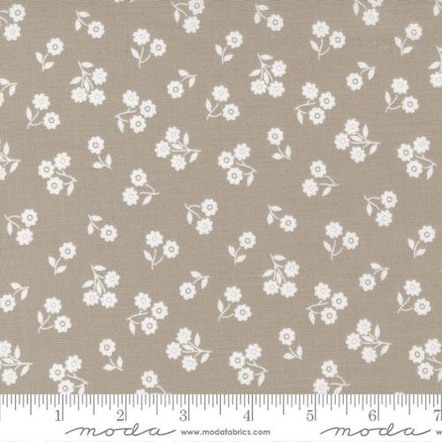 Country Rose Farmhouse Dainty Floral in Taupe 5173-16 by Lella Boutique for Moda  Fabrics
