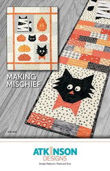 Making Mischief Table Runner by Atkinson Designs - Printed Pattern Only - ATK-210 Simple Patterns - tried and true