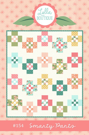 Smarty Pants Quilt Pattern LB154 by Vanessa Goertzen for Lella Boutique Finished Size 70" x 80"