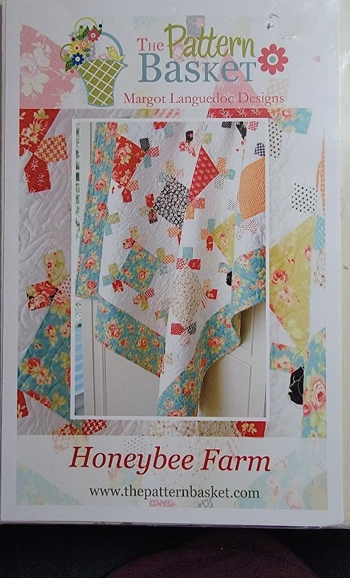 Honey Bee Farm Quilt Pattern TPB1607 by The Pattern Basket, Margot Designs  Paper Pattern ONLY