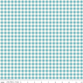 Bee Ginghams Cottage Bee Ginghams Natalie C12558-Cottage by Lori Holt for Riley Blake Sold in 1/2 yard Increments