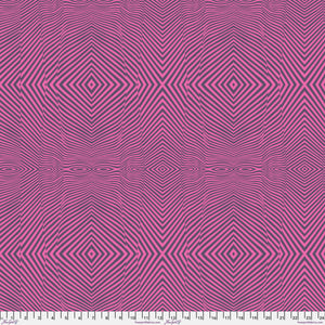 Moon Garden Lazy Stripe Dusk PWTP022.Dusk by Tula Pink for Free Spirit Fabrics Sold by 1/2 yard increments