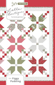 Figgy Pudding Quilt Pattern lb131 by Vanessa Goertzen for Lella Boutique Finished Size 70 1/2" x 70 1/2"