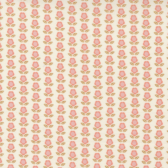 Birdsong Little Flowers Cloud Yardage 48357-11 by Gingiber For Moda Fabrics
