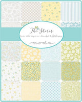 The Shores Paisley in Linen White and Pebble 18742 11 by Brenda Riddle Designs for Moda Fabrics