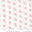 Dwell Pin Dot in Cream Red 55276 11 by Camille Roskelley  Sold in 1/2 Yard Increments