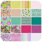 Moon Garden 5" Charm Pack 42 Pieces by Tula Pink for Free Spirit Fabrics FB6CPTP.MOON bin 55