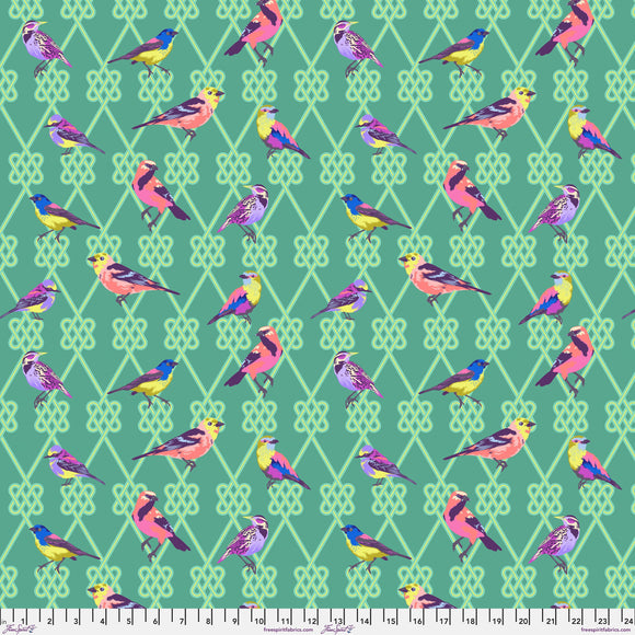 Moon Garden In a Finch Dusk PWTP198.Dusk by Tula Pink for Free Spirit Fabrics Sold by 1/2 yard increments