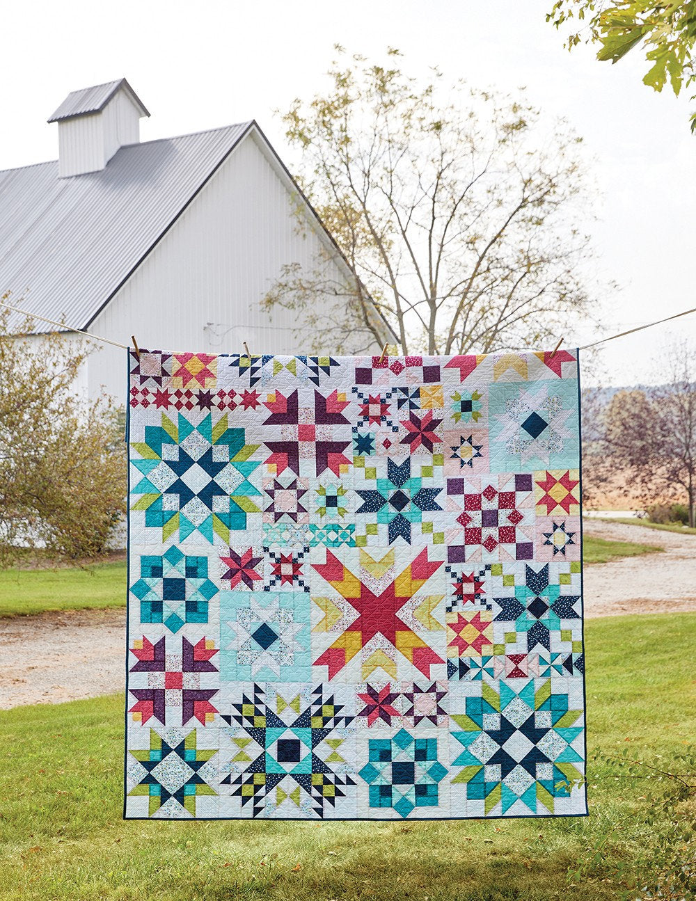 Barn Star Sampler Pattern Book B1691T