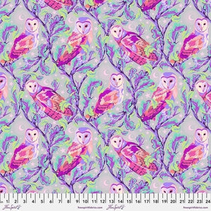 Moon Garden Night Owl Dusk PWTP197.Dusk by Tula Pink for Free Spirit Fabrics Sold by 1/2 yard increments