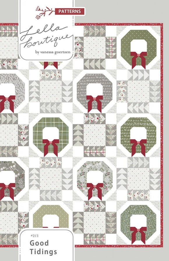 Good Tidings by Vanessa Goertzen for Lella Boutique LB213 Finished Size 80 x 80