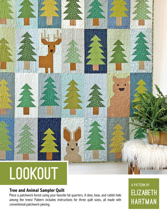 Lookout Quilt Pattern EH071 by Elizabeth Hartman 56 x 60