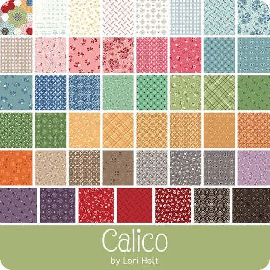 Calico Rolie Polie Jelly Roll 40 Prints 2 1/2" Strips by Lori Holt of ...