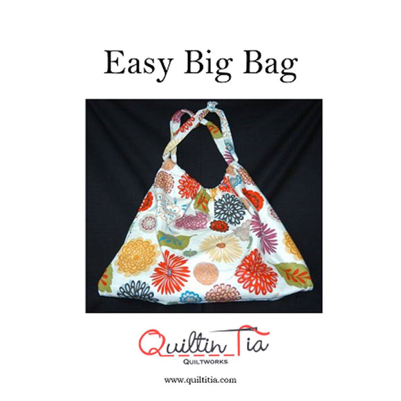 Easy Big Bag Quilt Pattern by Susan Zeigler 20 x 24