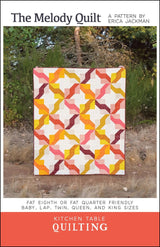 The Melody Quilt Paper Pattern KTQ161  by Kitchen Table Quilting (baby, lap, twin, queen and king sizes)