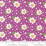 Zinnia Sunny Flowers Berrylicious Yardage 24134 14  by April Rosenthal Sold in 1/2 yard increments