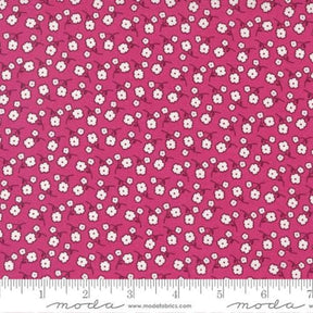 Zinnia Sunny Flowers Berrylicious Yardage 24134 14  by April Rosenthal Sold in 1/2 yard increments