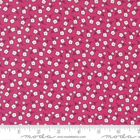 Zinnia Down Pour Ruby Yardage 24135 19  by April Rosenthal Sold in 1/2 yard increments