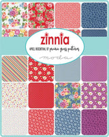 Zinnia Pollen Off White Yardage 24136 27  by April Rosenthal Sold in 1/2 yard increments