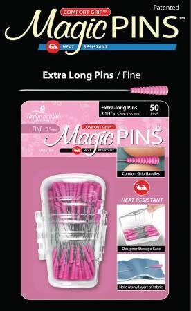 Magic Pins Patchwork Extra Long Fine 50pc 219706