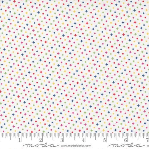 Zinnia Pollen Rainbow Yardage 24136 28  by April Rosenthal Sold in 1/2 yard increments
