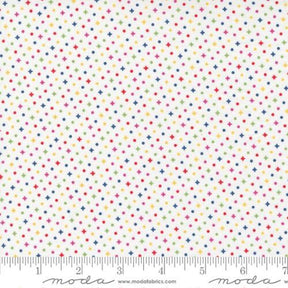 Zinnia Pollen Rainbow Yardage 24136 28  by April Rosenthal Sold in 1/2 yard increments