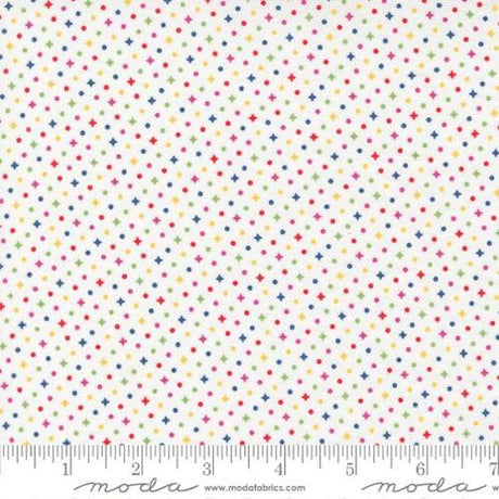 Zinnia Pollen Rainbow Yardage 24136 28  by April Rosenthal Sold in 1/2 yard increments